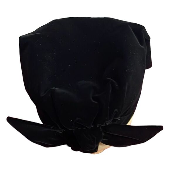 **Host Pick** VTG Yves Saint Laurent Velvet Beret Hat with Bow Circa 1960 main image 11